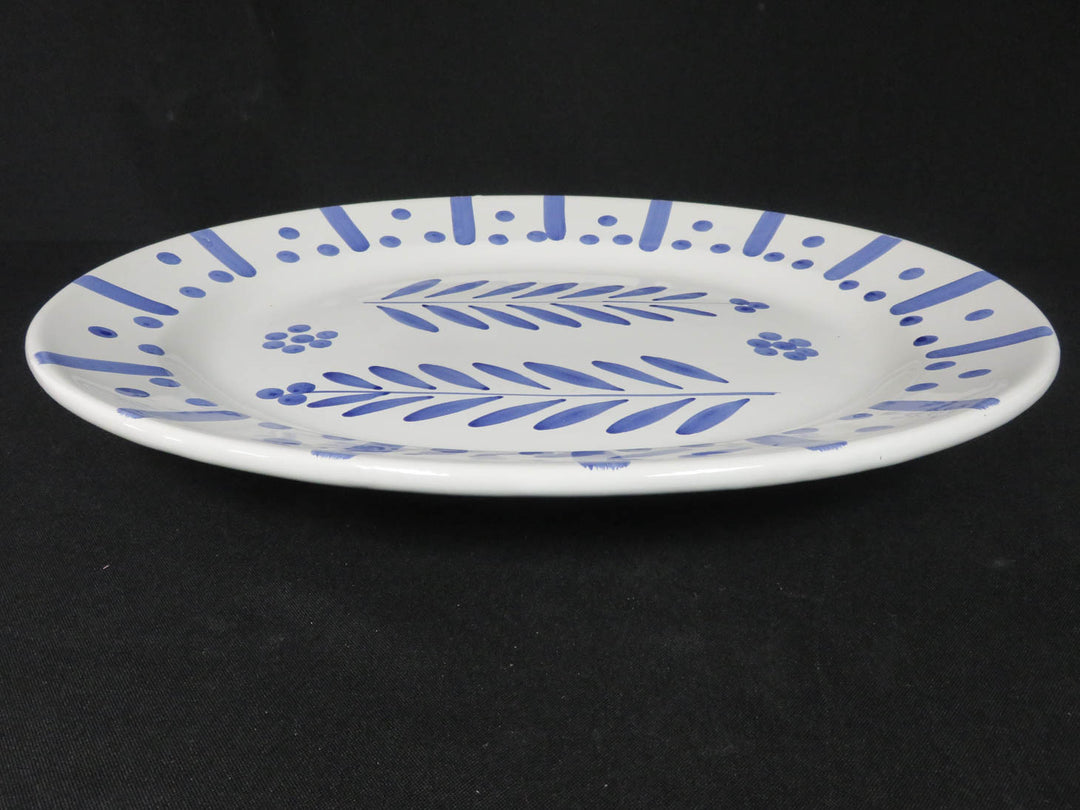Oval Hand Painted Platter
