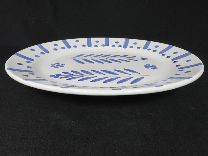 Oval Hand Painted Platter