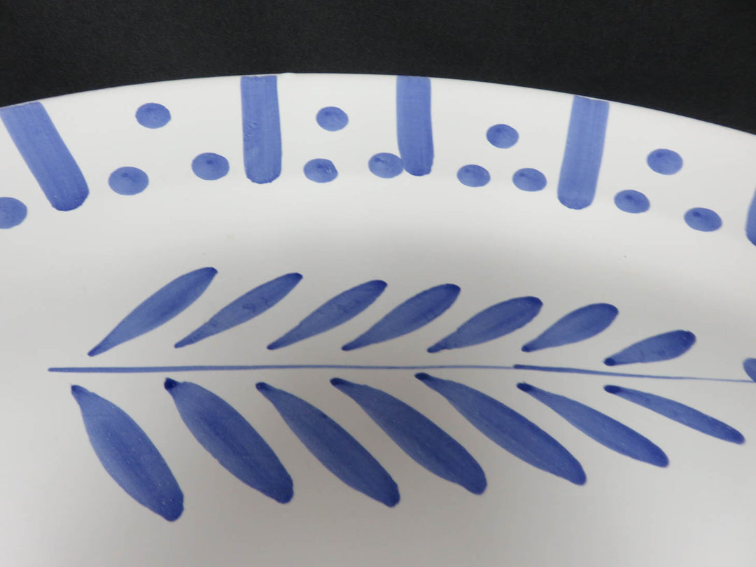 Oval Hand Painted Platter