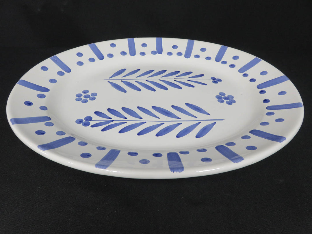 Oval Hand Painted Platter