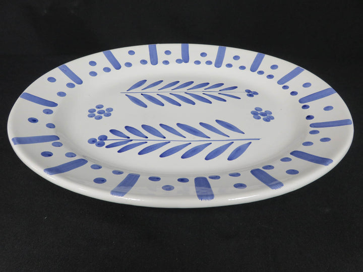 Oval Hand Painted Platter