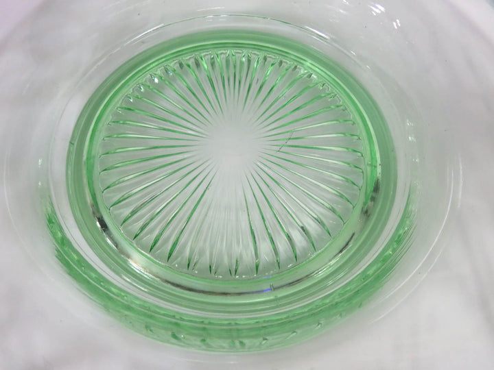 Vintage Uranium Glass Console Bowl