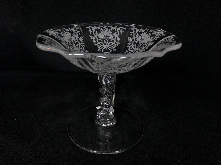 Fostoria Etched Compote