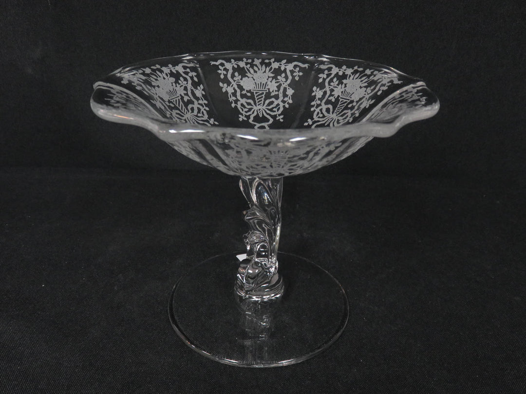 Fostoria Etched Compote