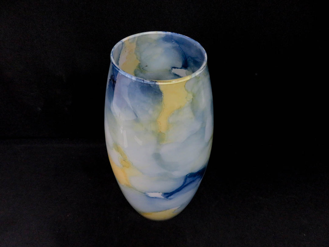 Reverse Painted Vase