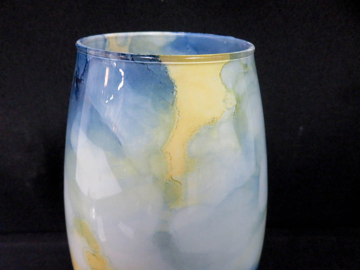 Reverse Painted Vase