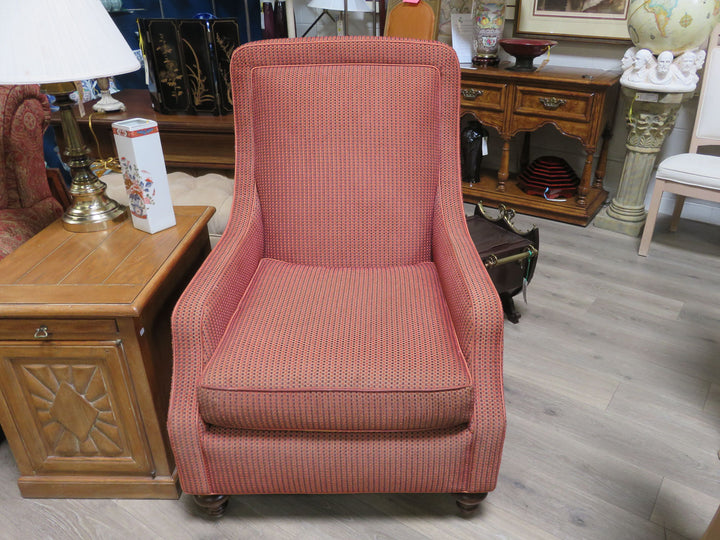 High Backed Upholstered Arm Chair