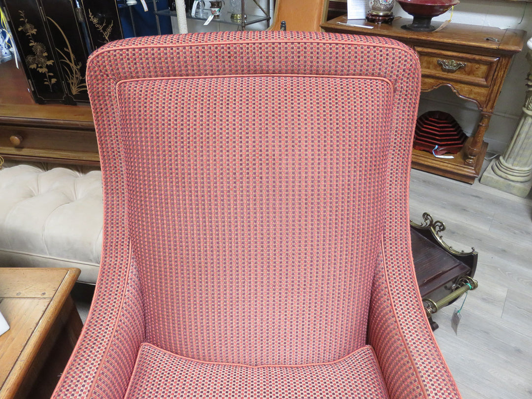 High Backed Upholstered Arm Chair