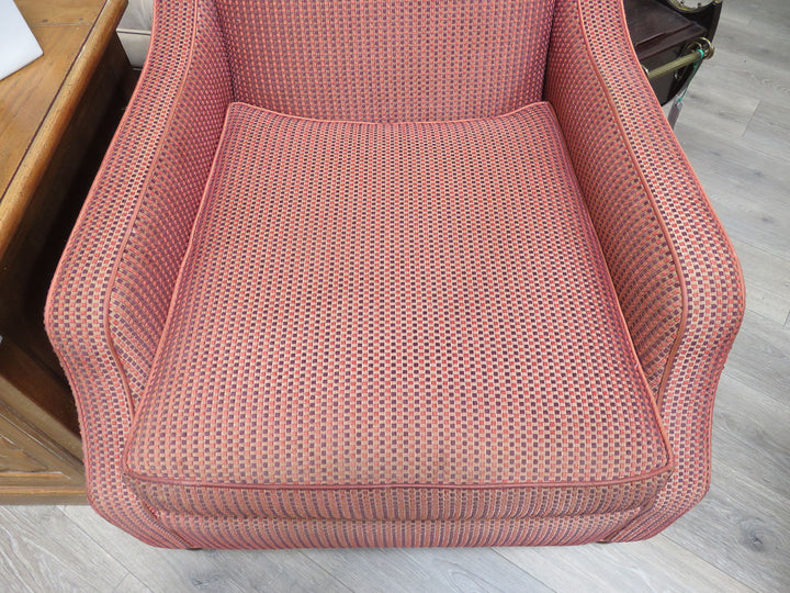 High Backed Upholstered Arm Chair