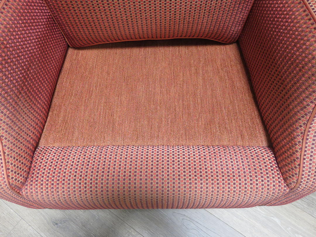High Backed Upholstered Arm Chair