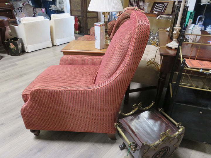 High Backed Upholstered Arm Chair