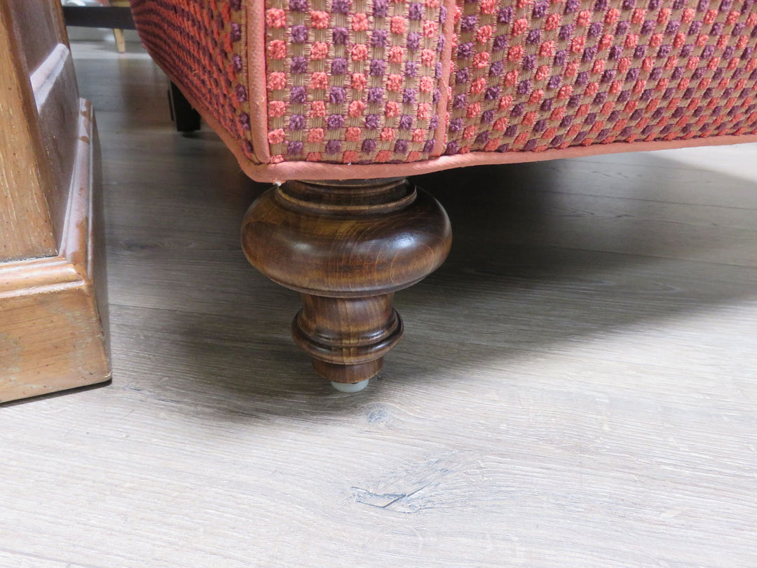High Backed Upholstered Arm Chair