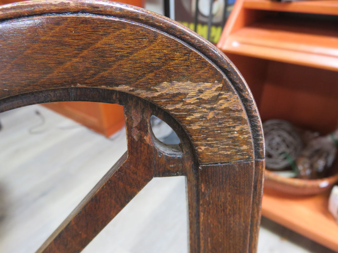 Pair of Lattice Back Arm Chairs