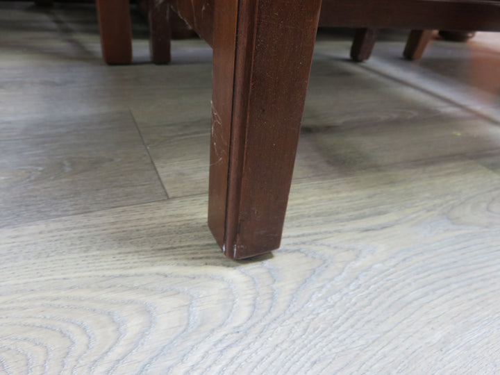 Pair of Lattice Back Arm Chairs