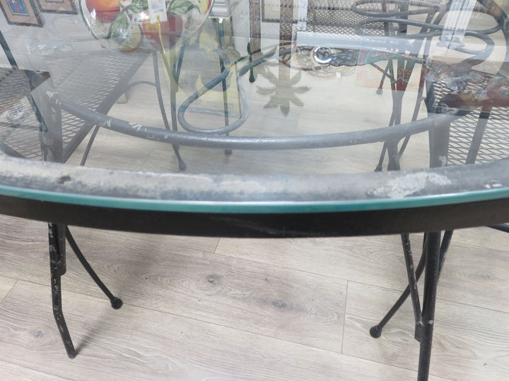 Wrought Iron Patio Table & Chairs