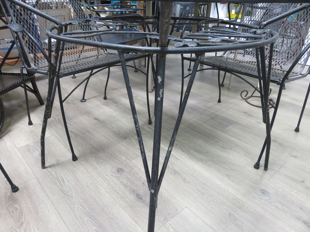 Wrought Iron Patio Table & Chairs