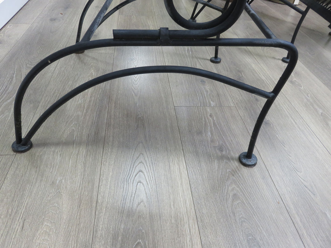 Pair of Wrought Iron Spring Chairs