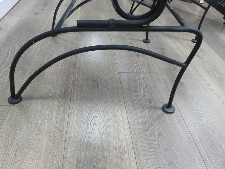 Pair of Wrought Iron Spring Chairs