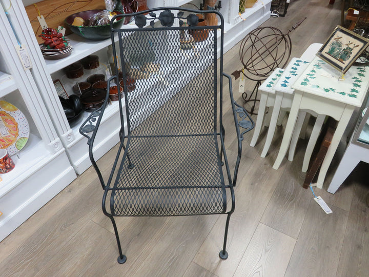 Pair of Wrought Iron Porch Chairs