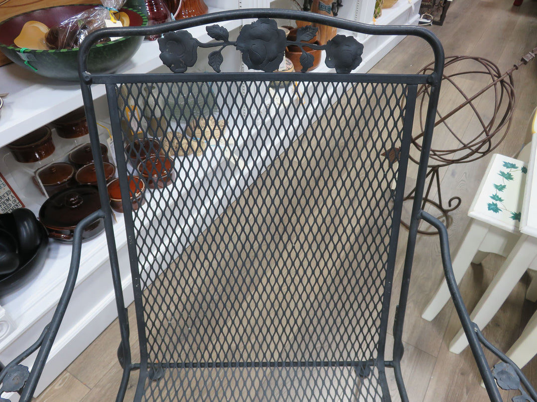 Pair of Wrought Iron Porch Chairs