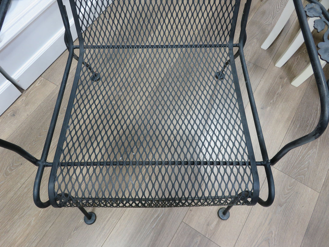 Pair of Wrought Iron Porch Chairs