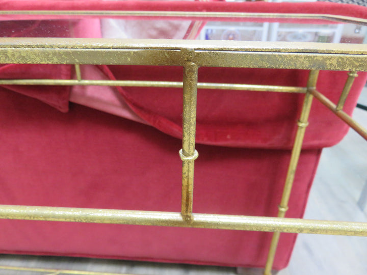 Metal & Glass Console Table
