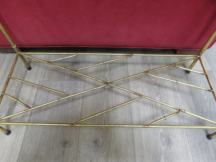 Metal & Glass Console Table