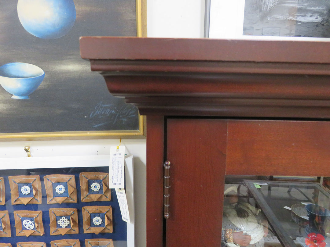 Traditional Dark Wood Cabinet