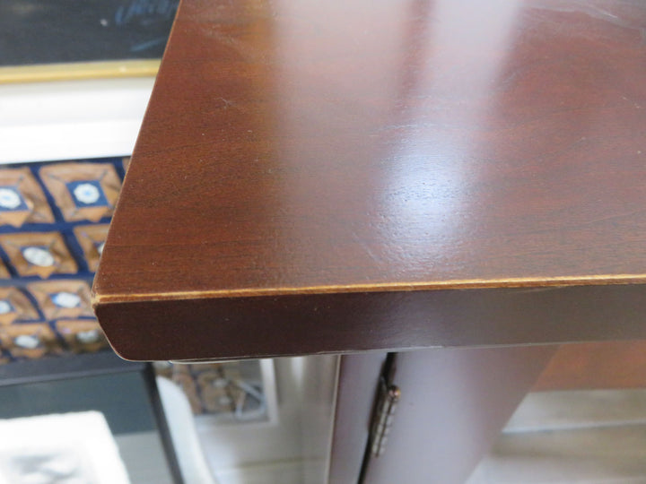 Traditional Dark Wood Cabinet