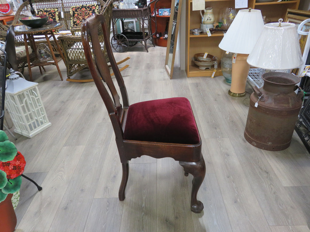 Six Vintage Mahogany Dining Chairs
