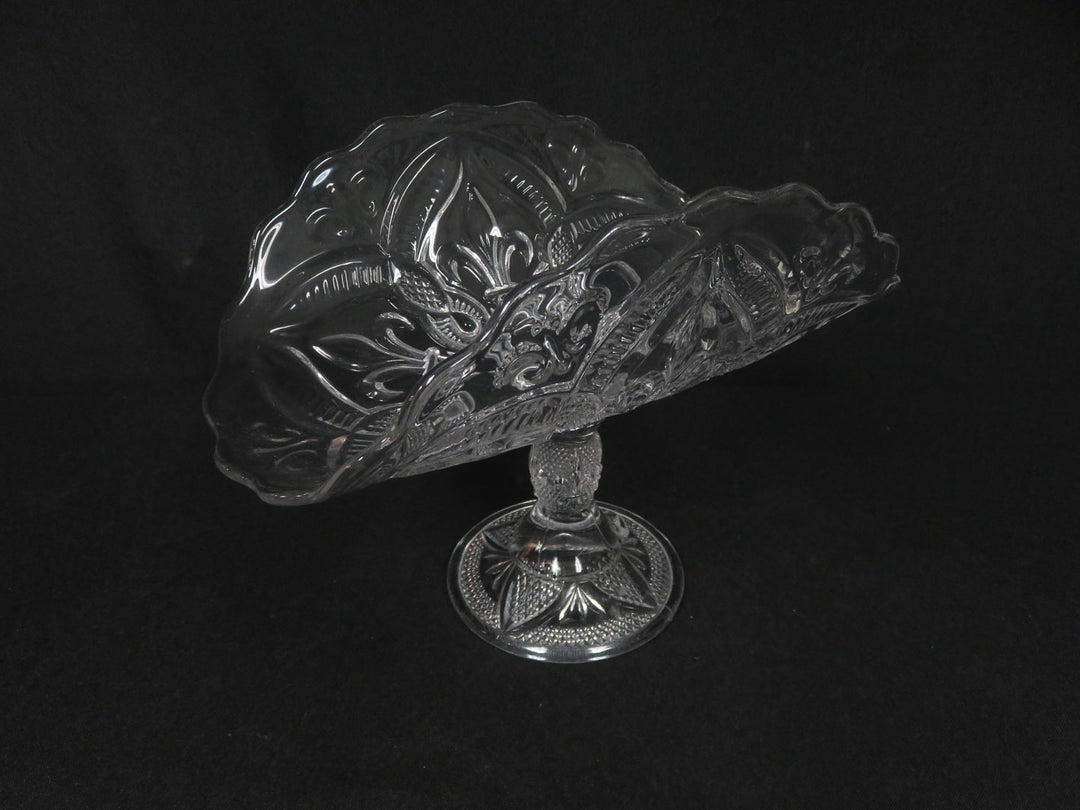 Vintage Pressed Glass Banana Boat