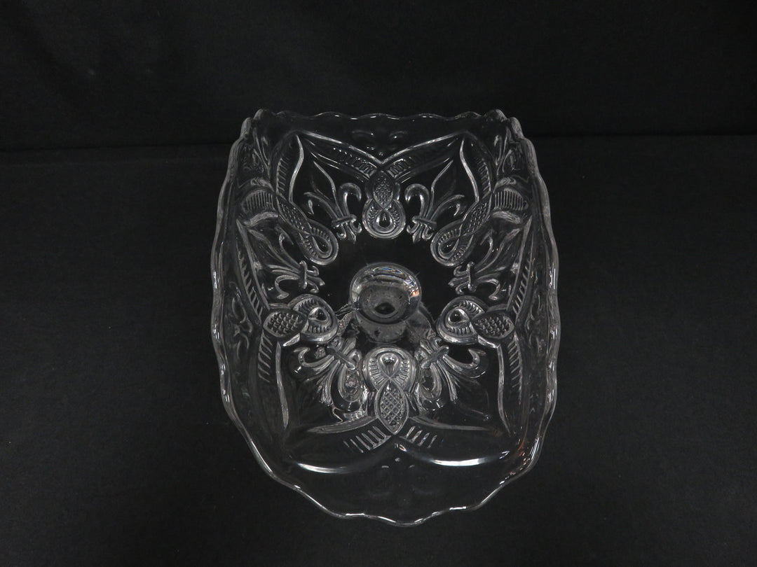 Vintage Pressed Glass Banana Boat