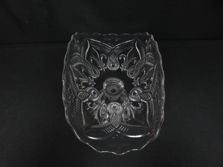 Vintage Pressed Glass Banana Boat