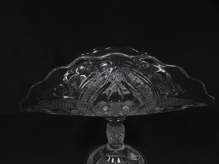Vintage Pressed Glass Banana Boat