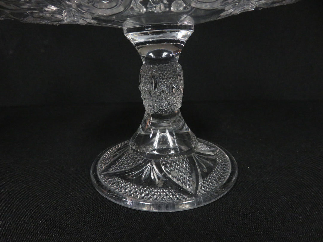Vintage Pressed Glass Banana Boat