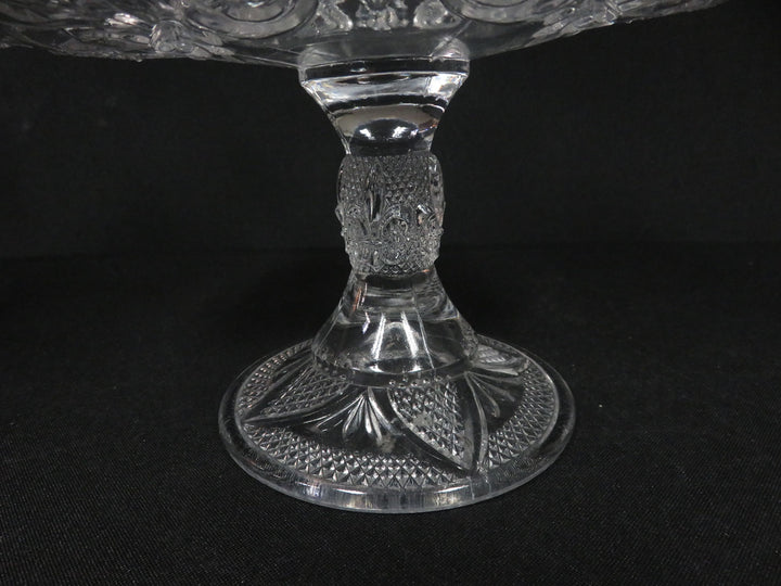 Vintage Pressed Glass Banana Boat