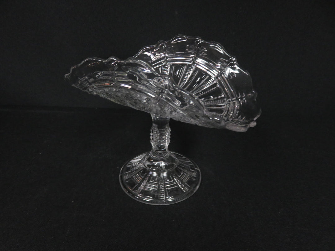 Antique Pressed Glass Banana Boat