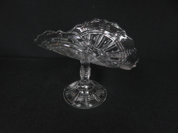 Antique Pressed Glass Banana Boat