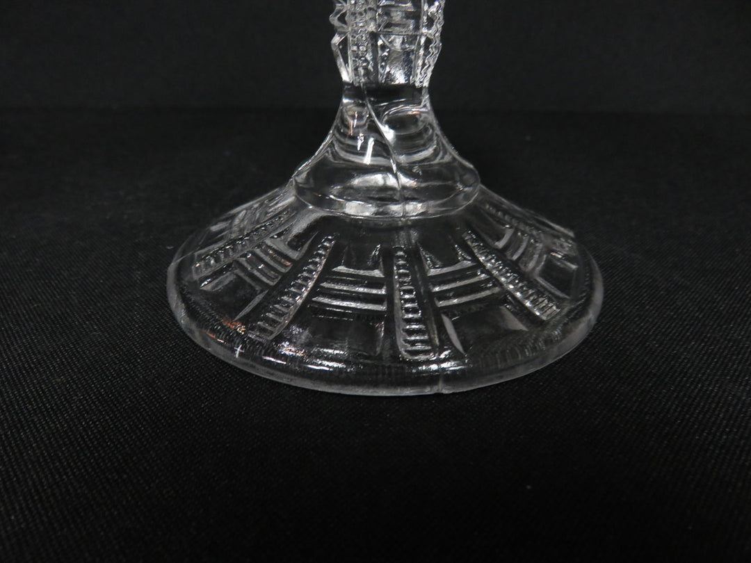 Antique Pressed Glass Banana Boat