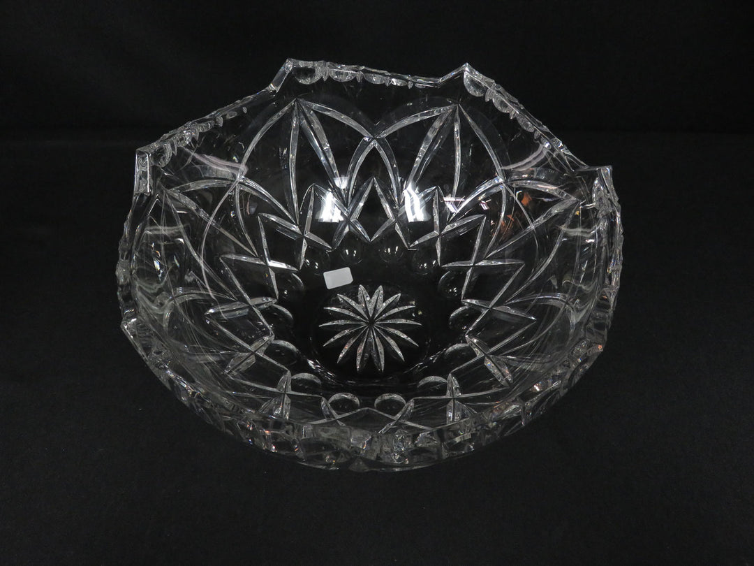 Wave Edged Crystal Bowl