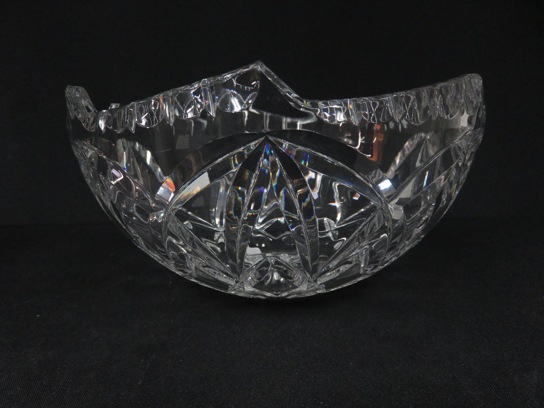 Wave Edged Crystal Bowl
