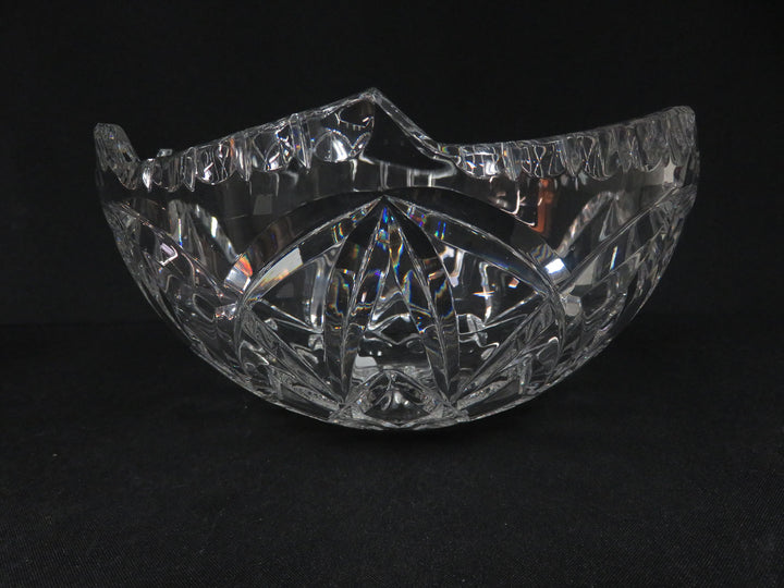 Wave Edged Crystal Bowl
