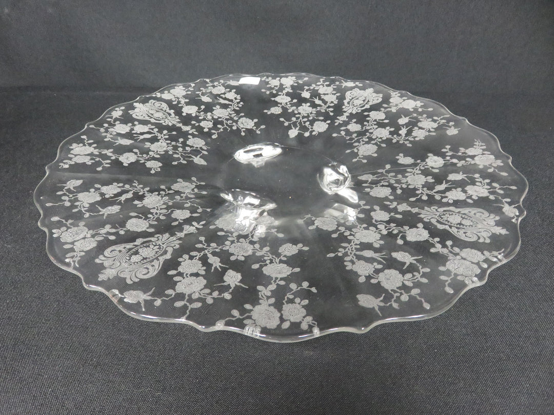 Vintage Footed Cake Plate