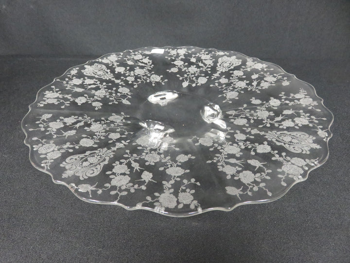 Vintage Footed Cake Plate