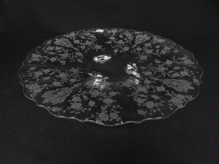 Vintage Footed Cake Plate