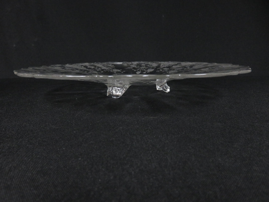 Vintage Footed Cake Plate