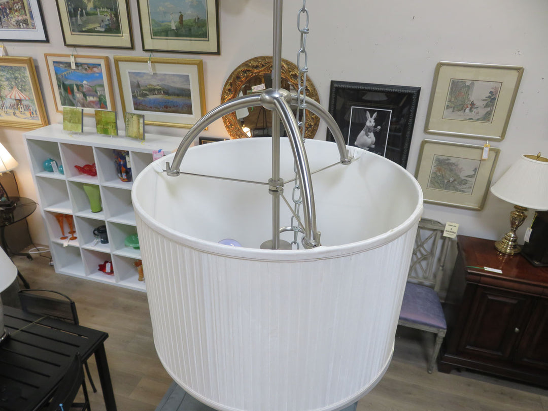 Brushed Metal Ceiling Fixture