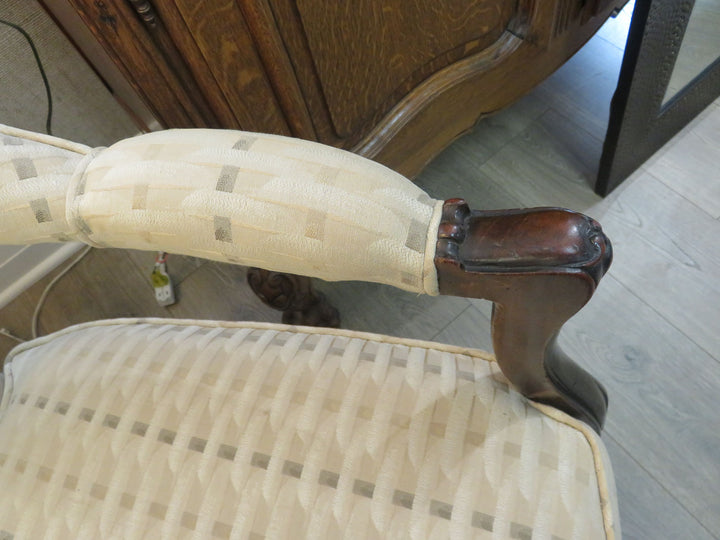 Queen Anne Style Arm Chair