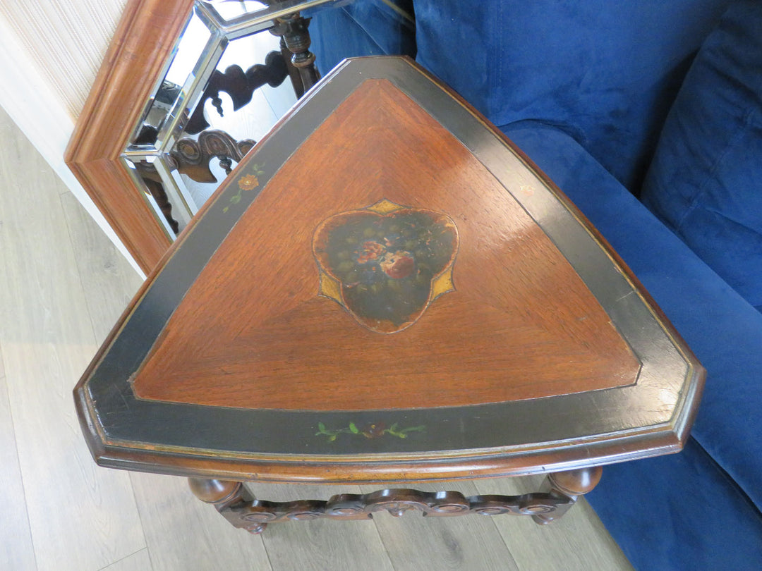 Antique Triangular Occasional Table