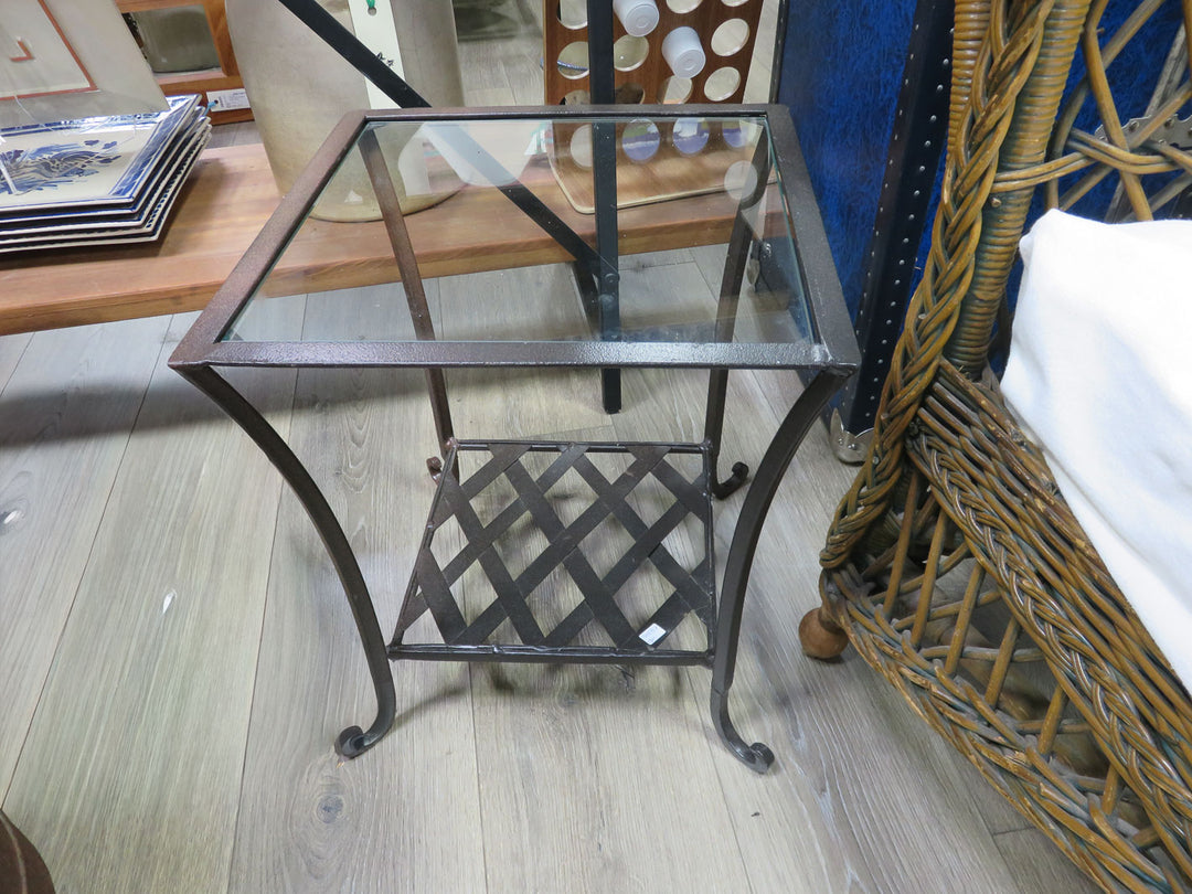 Wrought Iron Side Table